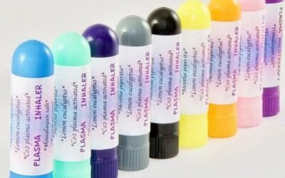 Inhaler met etherische oliën en plasma