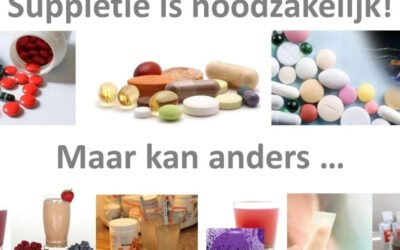 Voedingssuppletie is noodzaak!